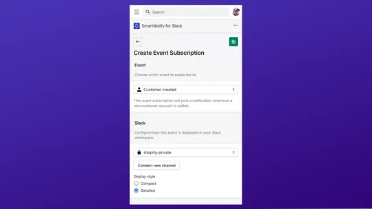 SmartNotify for Slack screenshot