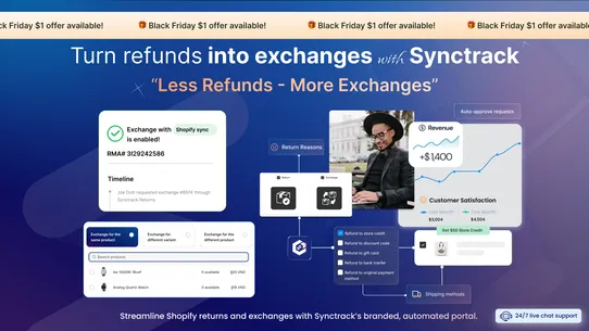 Synctrack: Returns &amp; Exchanges screenshot