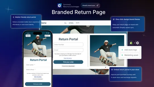 Synctrack: Returns &amp; Exchanges screenshot
