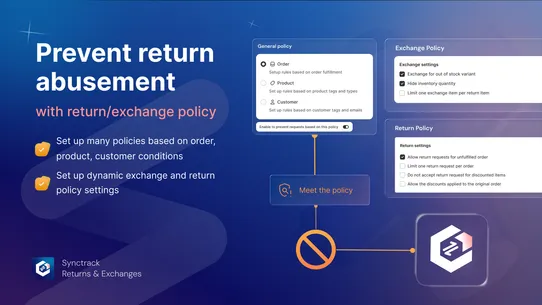Synctrack: Returns &amp; Exchanges screenshot