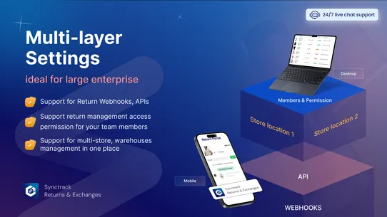 Synctrack: Returns &amp; Exchanges screenshot