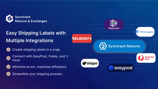 Synctrack: Returns &amp; Exchanges screenshot