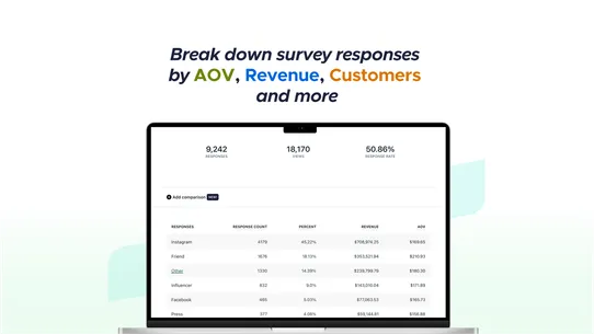 Fairing: Post Purchase Surveys screenshot