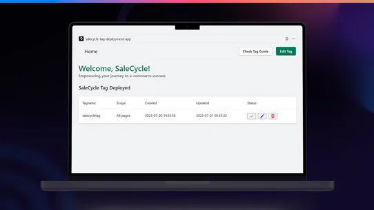 SaleCycle screenshot