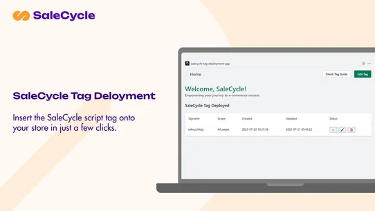 SaleCycle screenshot