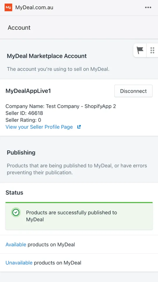 MyDeal.com.au screenshot