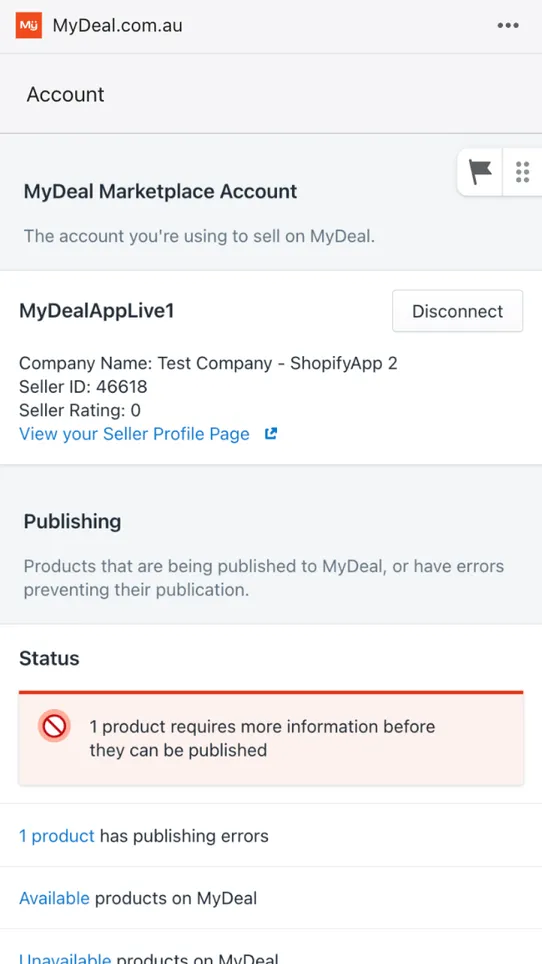 MyDeal.com.au screenshot