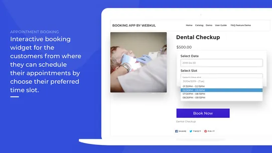 Booking App by Webkul screenshot