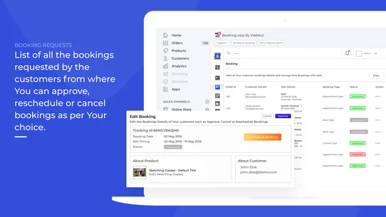 Booking App by Webkul screenshot