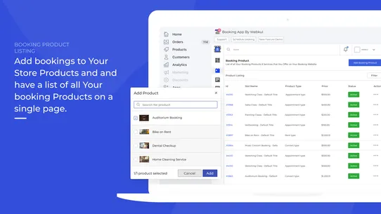 Booking App by Webkul screenshot