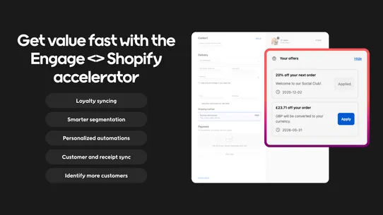 Voyado Engage screenshot