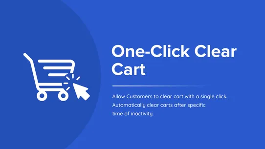 One‑Click Clear Cart screenshot