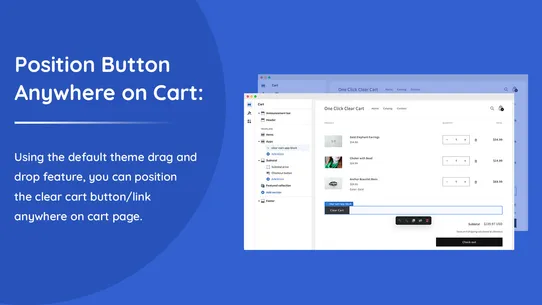 One‑Click Clear Cart screenshot