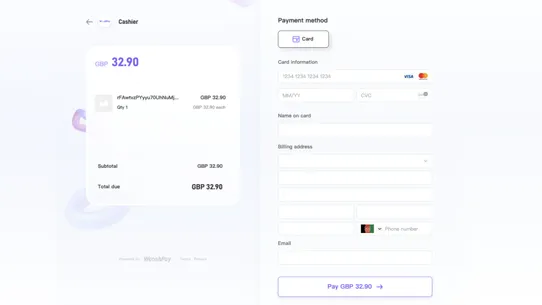 WooshPay screenshot