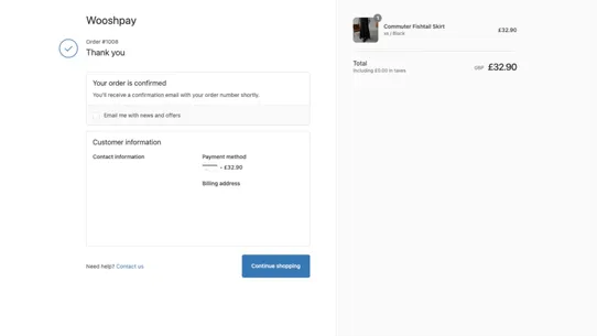 WooshPay screenshot