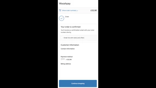 WooshPay screenshot