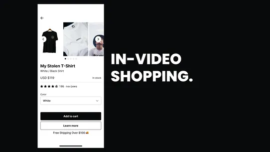 Tolstoy Shoppable Video &amp; UGC screenshot