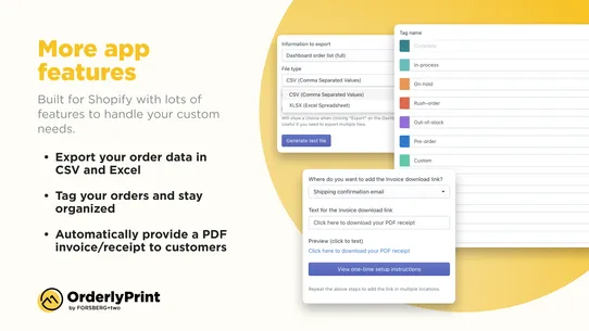 OrderlyPrint ‑ Pack &amp; Invoice screenshot