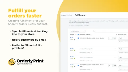 Orderly Print ‑ Pack &amp; Invoice screenshot