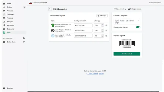 ScanPick ‑ Order Scanning screenshot