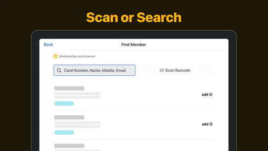 Membership Card Scanner ‑Perkd screenshot