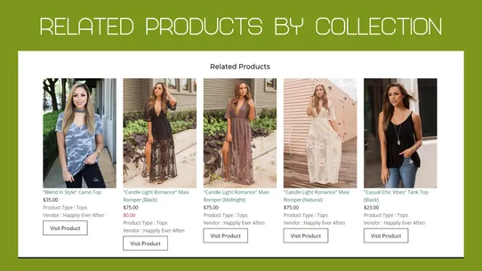 Related Products ‑ Relatify screenshot