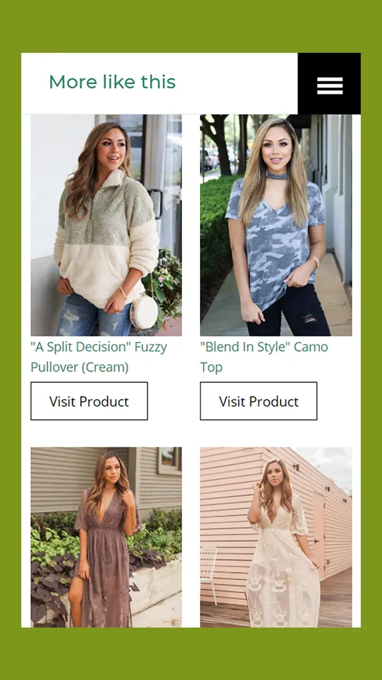 Related Products ‑ Relatify screenshot