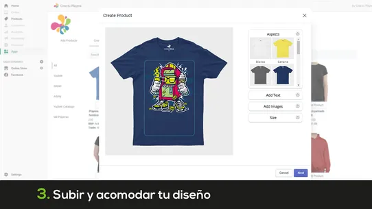 Crea tu Playera screenshot