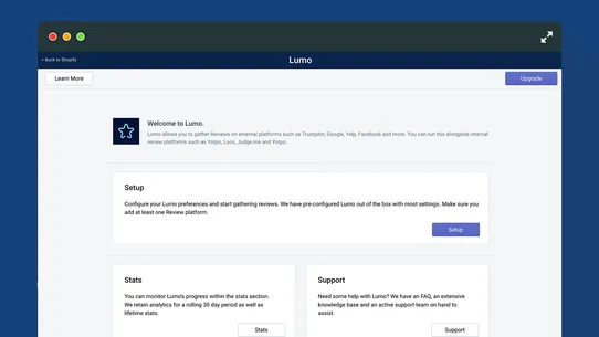 Lumo ‑ Customer Review App screenshot