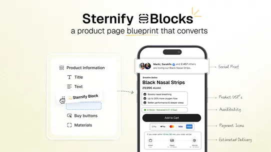 Sternify ‑ Bundles &amp; Sections screenshot