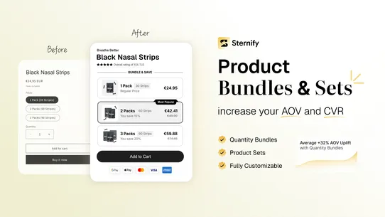 Sternify ‑ Bundles &amp; Sections screenshot