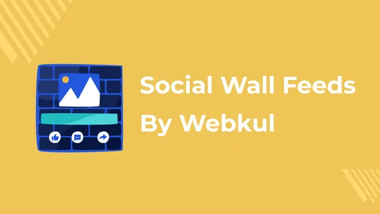 Social Wall Feeds by Webkul screenshot