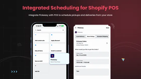 Pickup Delivery Date —Pickeasy screenshot