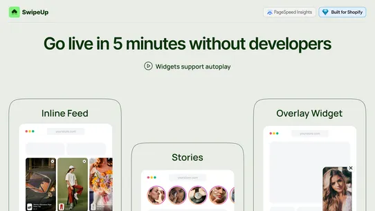 SwipeUp Shoppable Videos Reels screenshot
