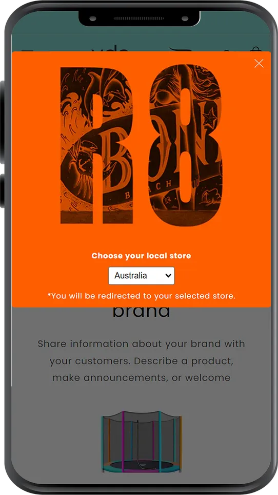 Easy Popup Store Redirector screenshot