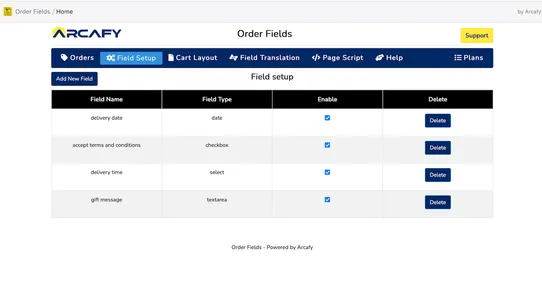 Order Fields Supreme screenshot