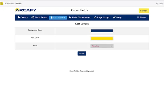 Order Fields Supreme screenshot