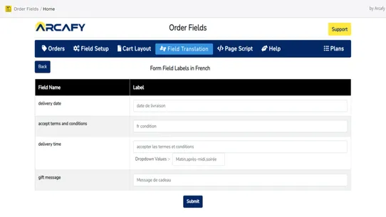 Order Fields Supreme screenshot