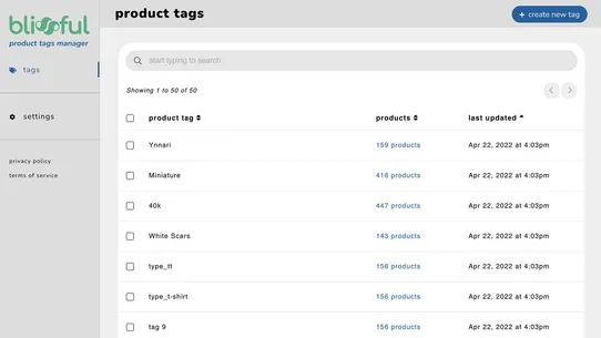 Product Tags by Blissful screenshot