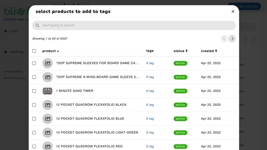 Product Tags by Blissful screenshot