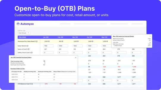 Automyze Inventory Planning screenshot