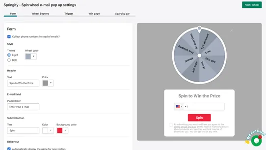 Spin Wheel Popup ‑ Springify screenshot