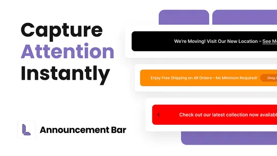 Libautech: Announcement Bar screenshot