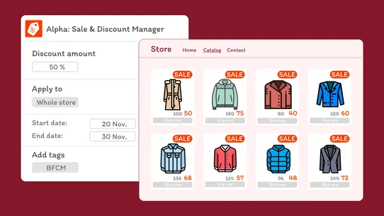 Alpha: Sale &amp; Discount Manager screenshot