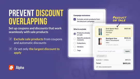 Alpha: Sale &amp; Discount Manager screenshot