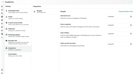 DoubleTick WhatsApp Sales CRM screenshot