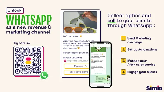 Simio: WhatsApp Marketing screenshot