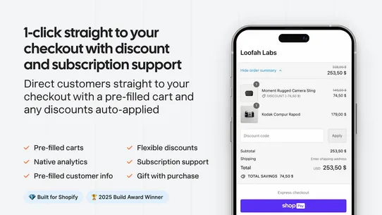 Checkout Links by Edi&amp;P screenshot