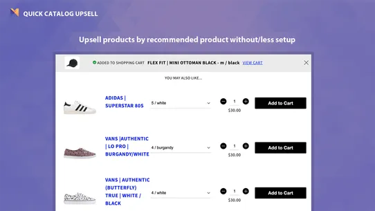 NML Quick Add to Cart screenshot