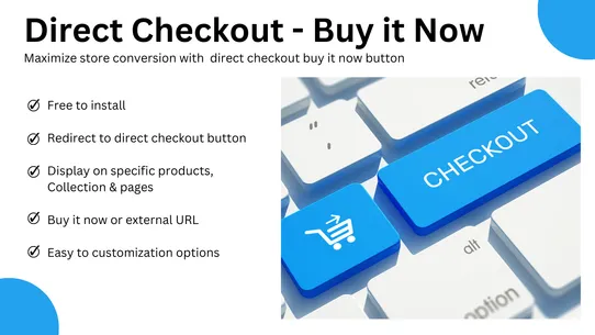 Extendons Direct Checkout screenshot